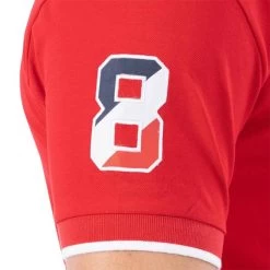 Polo En Maille Piquée Ruckfield Avec Manches Courtes Et Col Boutonné Rouge -Passons à la mode masculine ! 111774 145351vt polo en maille piquee ruckfield avec manches courtes et col boutonne rouge 03 600x600