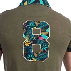 Polo En Maille Piquée Ruckfield Avec Manches Courtes Et Col Boutonné Vert Kaki -Passons à la mode masculine ! 111789 145336vt polo en maille piquee ruckfield avec manches courtes et col boutonne vert kaki 04 600x600