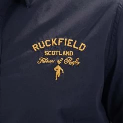 Chemise Droite Ruckfield En Coton Avec Manches Courtes Et Col Français Bleu Nuit Fleuri -Passons à la mode masculine ! 111800 145325vt chemise droite ruckfield en coton avec manches courtes et col francais bleu nuit fleuri 05 600x600