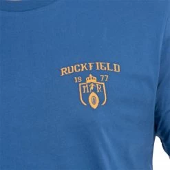 T-shirt Col Rond Ruckfield En Coton Avec Manches Courtes Bleu -Passons à la mode masculine ! 111805 145320vt t shirt col rond ruckfield en coton avec manches courtes bleu 03 600x600