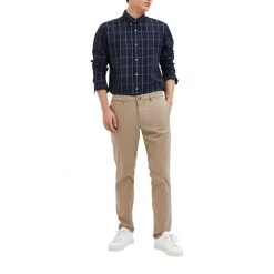 Pantalon Selected New Miles En Coton Biologique Mélangé Beige -Passons à la mode masculine ! 111828 145178vt pantalon selected new miles en coton biologique melange beige 04 600x600