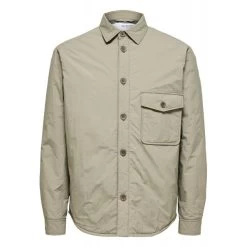 Veste Selected Avec Manches Longues Et Col Français Sable