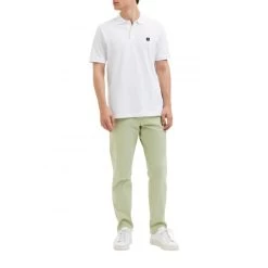 Polo En Maille Piquée Selected Dante En Coton Biologique à Manches Courtes Et Col Boutonné Blanc -Passons à la mode masculine ! 111840 145166vt polo en maille piquee selected dante en coton biologique a manches courtes et col boutonne blanc 04 600x600