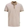 JACK&JONES Premium Polo Col Boutonné à Manches Courtes Jack & Jones Premium En Coton Camel Chiné -Passons à la mode masculine ! 111867 145137vt polo col boutonne a manches courtes jack et jones premium en coton camel chine 01 600x600