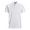 JACK&JONES Premium Polo Col Boutonné à Manches Courtes Jack & Jones Premium En Coton Blanc -Passons à la mode masculine ! 111879 145125vt polo col boutonne a manches courtes jack et jones premium en coton blanc 01 600x600
