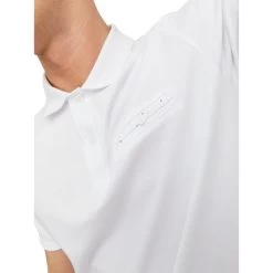 JACK&JONES Premium Polo Col Boutonné à Manches Courtes Jack & Jones Premium En Coton Blanc -Passons à la mode masculine ! 111879 145125vt polo col boutonne a manches courtes jack et jones premium en coton blanc 04 600x600