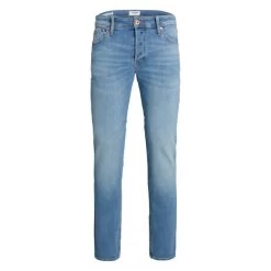JACK&JONES Premium Jean Coupe Slim Jack & Jones Premium En Coton Biologique Mélangé Stone Délavé