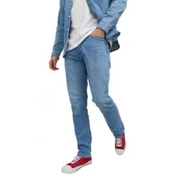 JACK&JONES Premium Jean Coupe Slim Jack & Jones Premium En Coton Biologique Mélangé Stone Délavé -Passons à la mode masculine ! 111905 145099vt jean coupe slim jack et jones premium en coton biologique melange stone delave 03 600x600
