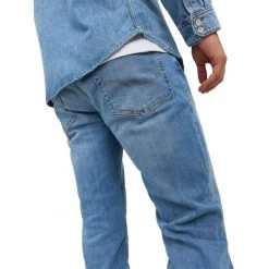 JACK&JONES Premium Jean Coupe Slim Jack & Jones Premium En Coton Biologique Mélangé Stone Délavé -Passons à la mode masculine ! 111905 145099vt jean coupe slim jack et jones premium en coton biologique melange stone delave 04 600x600