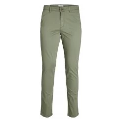 JACK&JONES Premium Pantalon Coupe Chino Jack & Jones Premium En Coton Kaki