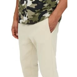 Pantalon De Jogging Coupe Droite Only&Sons écru -Passons à la mode masculine ! 111922 145023vt pantalon de jogging coupe droite onlyetsons ecru 04 600x600