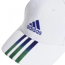 Casquette Adidas à Boucle En Coton Blanc Uni à Logo Frontal En Dégradé Contrastant -Passons à la mode masculine ! 111962 144960vt casquette adidas a boucle en coton blanc uni a logo frontal en degrade contrastant 03 600x600