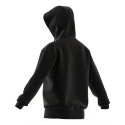 Sweat Adidas à Col Croisé à Capuche Noir En Partie En Matière Recyclée à Large Logo Poitrine Débossé Blanc -Passons à la mode masculine ! 111984 144917vt sweat adidas a col croise a capuche noir en partie en matiere recyclee a large logo poitrine debosse blanc 02 600x600