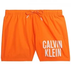 Short De Bain Calvin Klein Orange