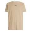 T-shirt Col Rond Calvin Klein En Coton Biologique Mélangé Avec Manches Courtes Sable -Passons à la mode masculine ! 112097 144642vt t shirt col rond calvin klein en coton biologique melange avec manches courtes sable 01 600x600