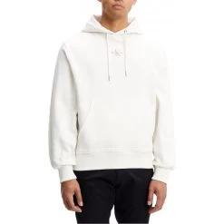 Calvin Klein Jeans Sweat à Capuche Calvin Klein En Coton écru