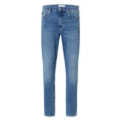 Calvin Klein Jeans Jean Coupe Slim Calvin Klein En Coton Mélangé Bleu Délavé