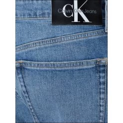 Calvin Klein Jeans Jean Coupe Slim Calvin Klein En Coton Mélangé Bleu Délavé -Passons à la mode masculine ! 112110 144629vt jean coupe slim calvin klein en coton melange bleu delave 05 600x600