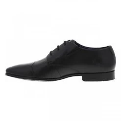 Derbies Bugatti En Cuir Lisse Noir Brillant à Talon Décroché Bas Et Lacets Ronds -Passons à la mode masculine ! 112497 18576ch derbies bugatti en cuir lisse noir brillant a talon decroche bas et lacets ronds 03 600x600