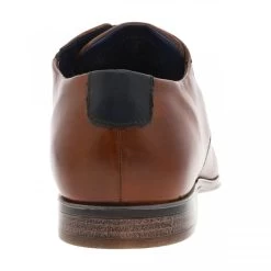 Derbies Bugatti En Cuir Patiné Marron à Talon Décroché Bas Et Lacets Ronds -Passons à la mode masculine ! 112498 18577ch derbies bugatti en cuir patine marron a talon decroche bas et lacets ronds 04 600x600