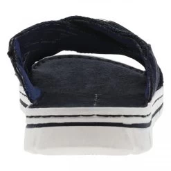 Mules Bugatti Bleu Marine à Semelle Plate Logotypée Sur Le Coup-de-pied -Passons à la mode masculine ! 112510 18589ch 18589ch 04 600x600