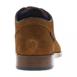 Derbies Bugatti En Croûte De Cuir Marron Cognac à Talon Décroché Bas -Passons à la mode masculine ! 112519 18598ch derbies bugatti en croute de cuir marron cognac a talon decroche bas 04 600x600