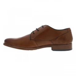 Derbies à Talon Plat Bugatti En Cuir Cognac -Passons à la mode masculine ! 112520 18599ch derbies a talon plat bugatti en cuir cognac 03 600x600