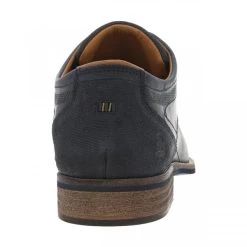 Derbies Bullboxer En Cuir Lisse Bleu Marine à Talon Décroché Bas Et à Lacets Ronds -Passons à la mode masculine ! 112528 18610ch derbies bullboxer en cuir lisse bleu marine a talon decroche bas et a lacets ronds 04 600x600