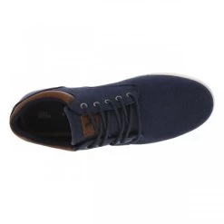Baskets Basses Bullboxer En Toile Bleu Marine à Semelle Plate Vulcanisée -Passons à la mode masculine ! 112533 18615ch baskets basses bullboxer en toile bleu marine a semelle plate vulcanisee 05 600x600