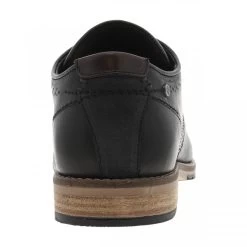 Derbies Bullboxer En Cuir Patiné Noir à Talon Décroché Bas -Passons à la mode masculine ! 112537 18619ch derbies bullboxer en cuir patine noir a talon decroche bas 04 600x600