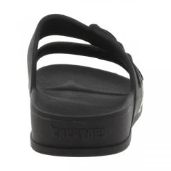 Claquettes Cacatoès Noires à Semelle Plate Avec Double Bride Moulée Logotypée -Passons à la mode masculine ! 112542 18625ch claquettes cacatoes noires a semelle plate avec double bride moulee logotypee 04 600x600