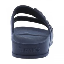 Claquettes Cacatoès Bleu Marine à Semelle Plate Avec Double Bride Moulée Logotypée -Passons à la mode masculine ! 112544 18627ch claquettes cacatoes bleu marine a semelle plate avec double bride moulee logotypee 04 600x600