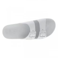 Claquettes Cacatoès Blanches à Semelle Plate Avec Jeu De Double Bride Moulée -Passons à la mode masculine ! 112547 18630ch claquettes cacatoes blanches a semelle plate avec jeu de double bride moulee 05 600x600