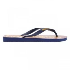 Havaianas Tongs Havaïanas Entre-doigts Bleu Marine Et Bordeaux à Logo Doré