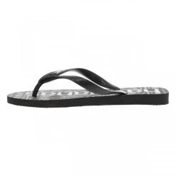 Havaianas Tongs Havaïanas Antidérapantes, Entre-doigts Noires, Motifs Cachemire Et Logo Contrastant -Passons à la mode masculine ! 112714 18892ch tongs havaianas antiderapantes entre doigts noires motifs cachemire et logo contrastant 03 600x600