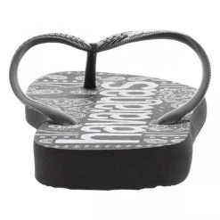 Havaianas Tongs Havaïanas Antidérapantes, Entre-doigts Noires, Motifs Cachemire Et Logo Contrastant -Passons à la mode masculine ! 112714 18892ch tongs havaianas antiderapantes entre doigts noires motifs cachemire et logo contrastant 04 600x600