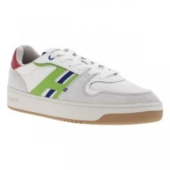 Baskets Basses Hoff En Cuir Nubuck Et Mesh, Semelle Tennis Et Lacets Plats -Passons à la mode masculine ! 112716 18894ch baskets basses hoff en cuir nubuck et mesh semelle tennis et lacets plats 02 600x600