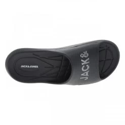 Claquettes Jack & Jones Noires à Semelle Plate Et Semelle Intérieure Antidérapante -Passons à la mode masculine ! 112733 18919ch claquettes jack et jones noires a semelle plate et semelle interieure antiderapante 05 600x600