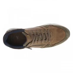 Baskets Basses Mustang Marron à Zip Et Logos Floqués -Passons à la mode masculine ! 112933 19230ch baskets basses mustang marron a zip et logos floques 05 600x600