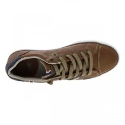 Baskets Basses Mustang En Simili Cuir Marron à Semelle Vulcanisée Plate -Passons à la mode masculine ! 112952 19250ch baskets basses mustang en simili cuir marron a semelle vulcanisee plate 05 600x600