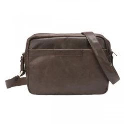 Sacoche Arthur & Aston En Cuir De Vache Châtaigne