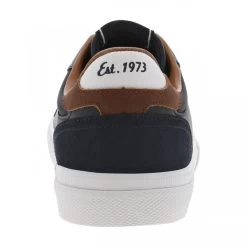 Baskets Basses Pepe Jeans En Cuir Bleu Marine Et à Lacets -Passons à la mode masculine ! 113027 19328ch baskets basses pepe jeans en cuir bleu marine et a lacets 04 600x600