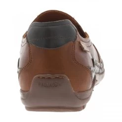 Mocassins Pikolinos En Cuir Patiné Beige Et à Soufflet élastiqué -Passons à la mode masculine ! 113067 19370ch mocassins pikolinos en cuir patine beige et a soufflet elastique 04 600x600