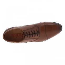 Derbies Pikolinos En Cuir Marron à Talon Décroché Bas Et Lacets Ronds -Passons à la mode masculine ! 113076 19379ch derbies pikolinos en cuir marron a talon decroche bas et lacets ronds 05 600x600