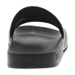 Claquettes Puma Aspect Cuir Grainé Noir, à Forme Anatomique -Passons à la mode masculine ! 113103 19406ch claquettes puma aspect cuir graine noir a forme anatomique 04 600x600