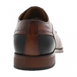 Derbies à Lacets Ronds Tressés Redskins En Cuir Cognac Aspect Fumé -Passons à la mode masculine ! 113121 19437ch derbies a lacets ronds tresses redskins en cuir cognac aspect fume 04 600x600