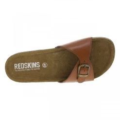Mules Redskins En Cuir Marron à Semelle Plate Et à Boucle à Ardillon Dorée -Passons à la mode masculine ! 113134 19450ch 19450ch 05 600x600