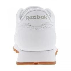 Baskets Basses Reebok CLASSIC En Cuir Enduit Blanc à Semelle Running Semi-compensée -Passons à la mode masculine ! 113140 19456ch baskets basses reebok en cuir enduit blanc a semelle running semi compensee 04 600x600
