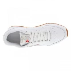 Baskets Basses Reebok CLASSIC En Cuir Enduit Blanc à Semelle Running Semi-compensée -Passons à la mode masculine ! 113140 19456ch baskets basses reebok en cuir enduit blanc a semelle running semi compensee 05 600x600