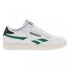 Baskets Reebok Club C En Cuir Blanc à Lacets Plats Et à Semelle Plate Grainée -Passons à la mode masculine ! 113144 19460ch baskets reebok club c en cuir blanc a lacets plats et a semelle plate grainee 01 600x600
